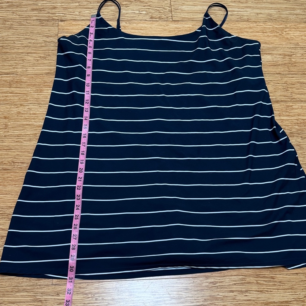 Abercrombie & Fitch Black and White Striped Mini Dress